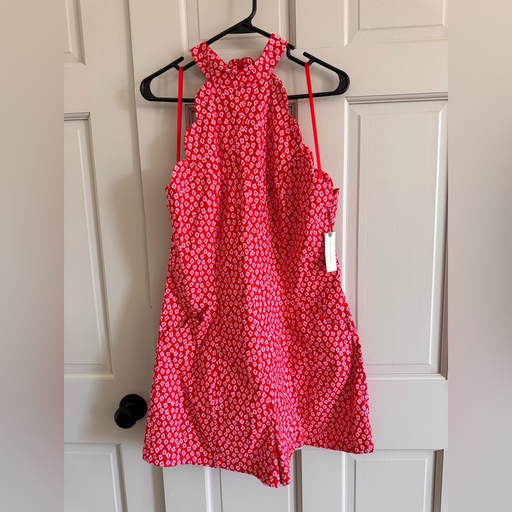 NWT Anthropologie scallop romper 14